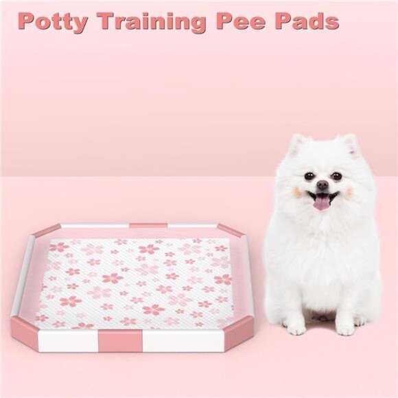 100 Cute Pet Pads 22"x 22"Leak-Proof Quick-Dry Design Pee Pads for Pets - Picture 9 of 10